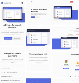 Bookmark landing page